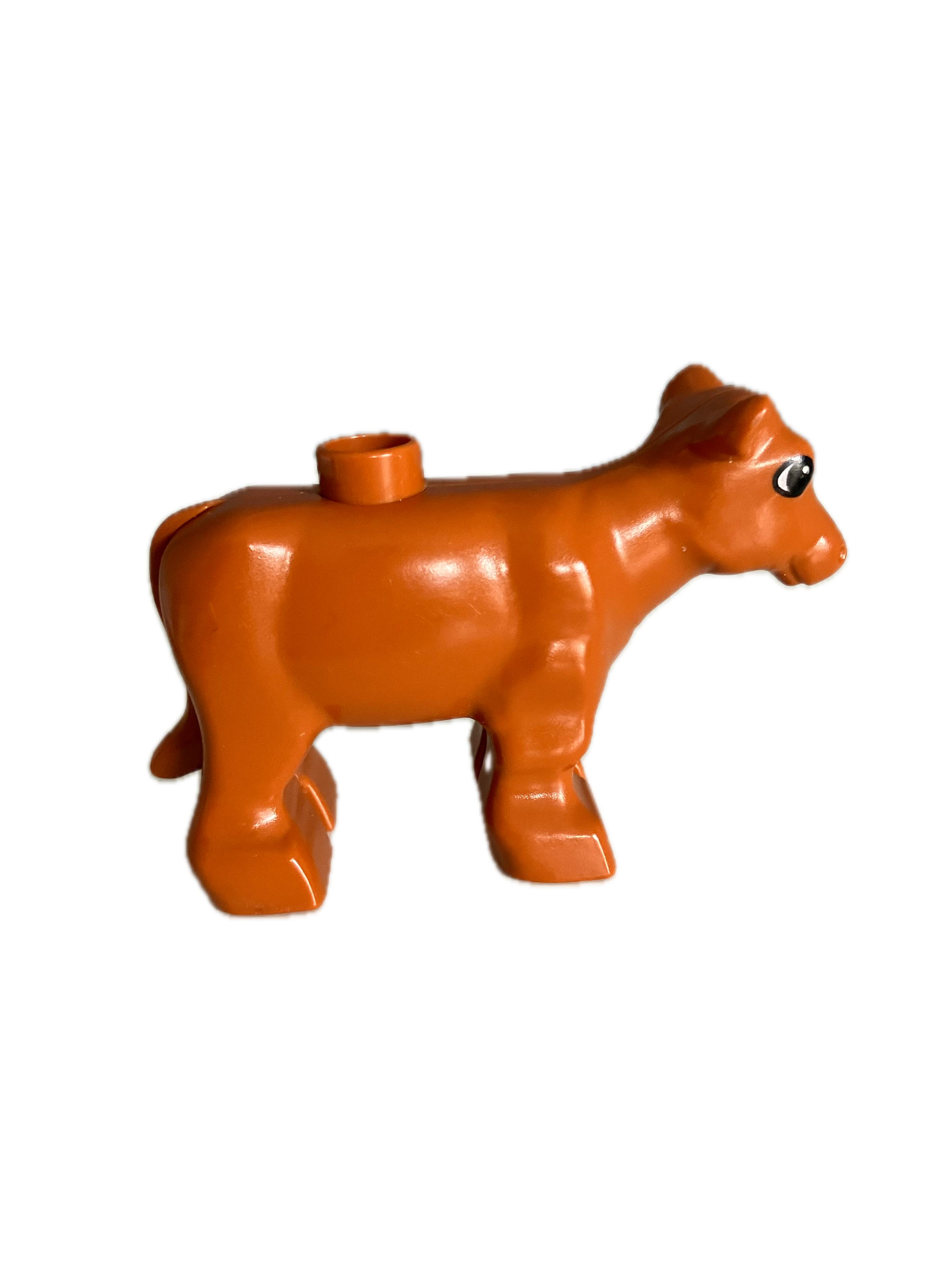 Lego Duplo kráva/tele hnědé